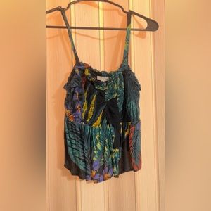 Crop top colorful shirt